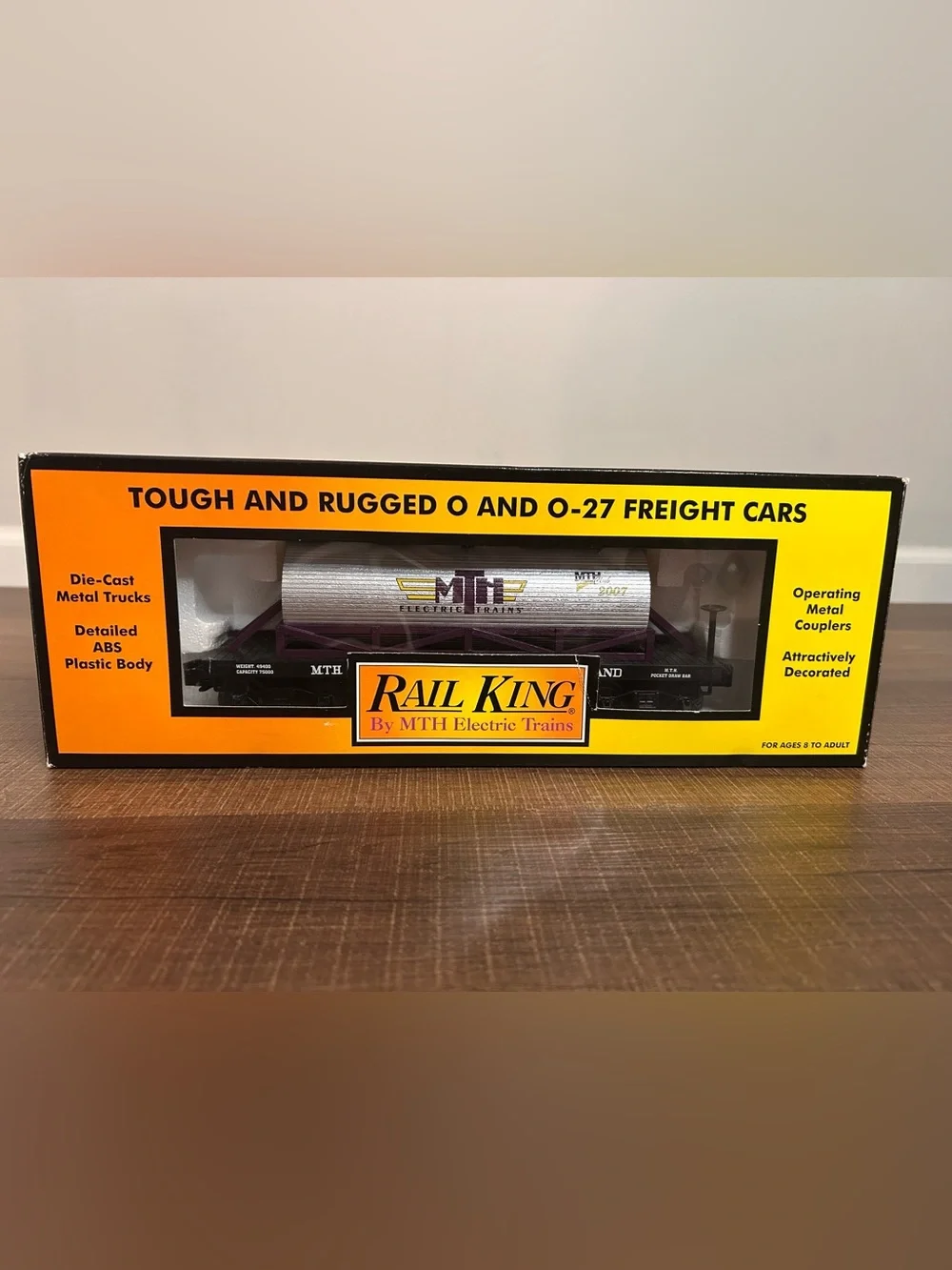 Rail King MTHRRC 2007 Wooden Tank Car 19th CENTURY 30-73235 Train Open Box